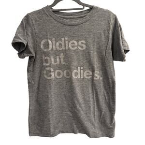 J.Crew Size Small Oldies But Goodies Gray Graphic Tee Shirt